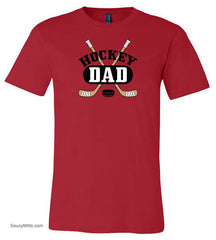 Hockey Dad Shirt red