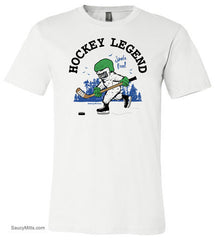 Hockey Legend Bigfoot Youth Shirt white