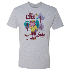 hockey wolf shirt heather gray