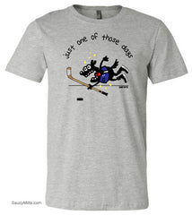Just One of Those Days Youth Hockey Shirt heather gray