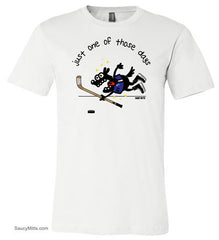 Just One of Those Days Youth Hockey Shirt white