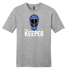 the keeper hockey goalie shirt heather gray