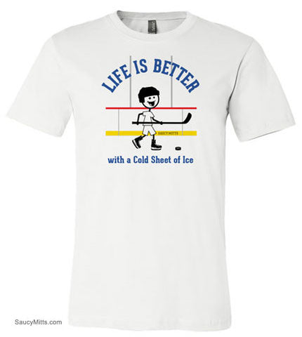 Life is Better Youth Hockey Shirt