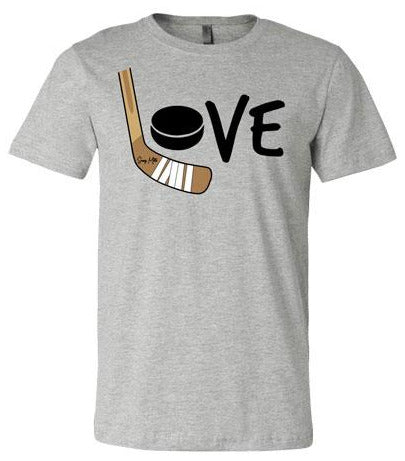 Girls Love Hockey Shirt - Color