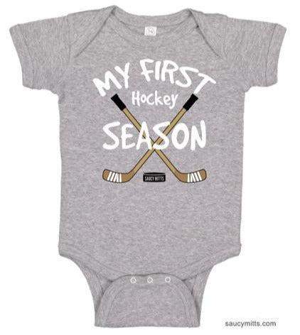 My First Hockey Season Infant Bodysuit