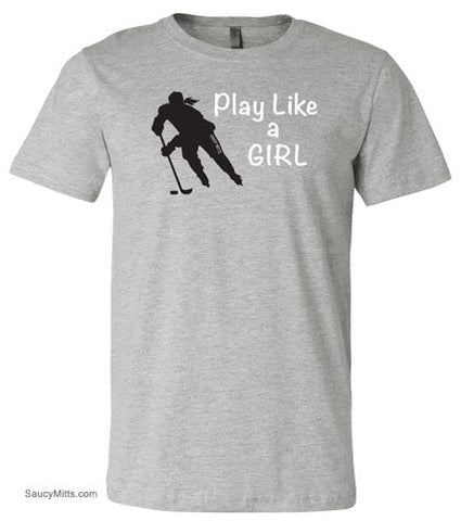 Play Like a Girl Hockey Shirt