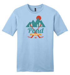 Retro Pond Hockey Goalie Shirt ice blue