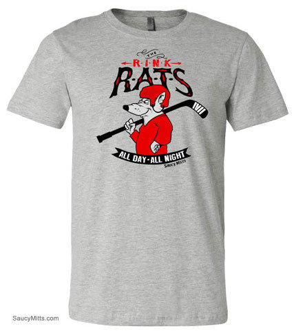 Rink Rats Youth Hockey Shirt heather gray