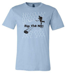 Rip the Net Hockey Shirt light blue