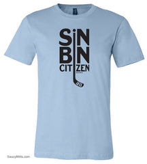 Sin Bin Hockey Shirt light blue