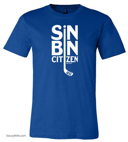 Sin Bin Hockey Shirt royal blue
