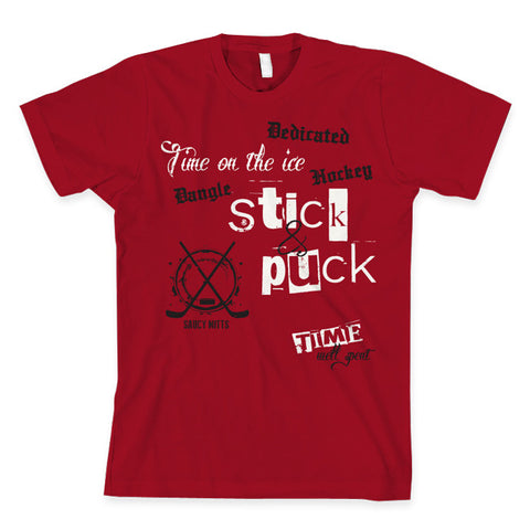 Stick and Puck Time Hockey Shirt
