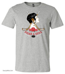 Sugar and Spice Girls Hockey Shirt heather gray