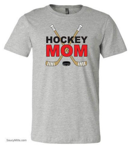Hockey Mom Shirt heather gray