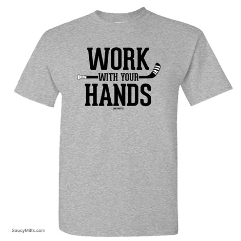 Work with Your Hands Womens Hockey Shirt